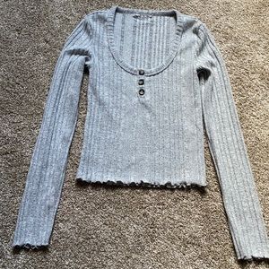 Gray Aeropostale Long Sleeve Shirt
